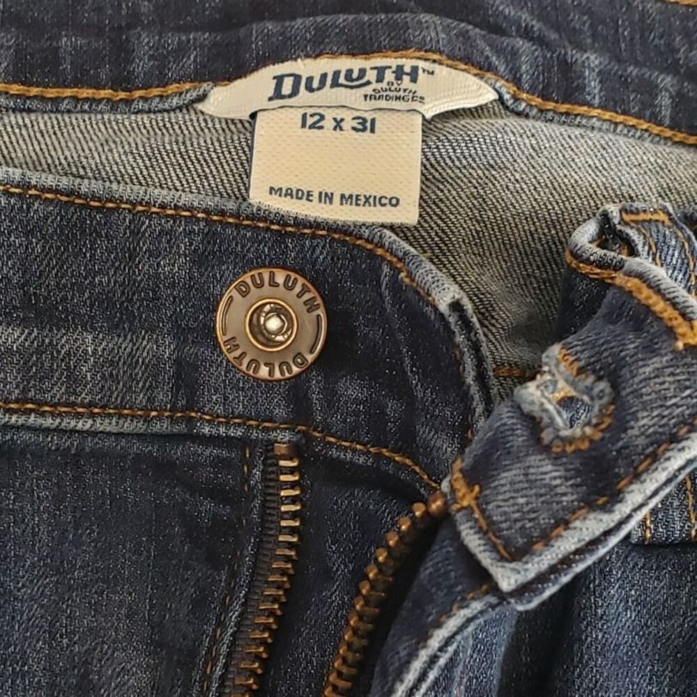 Duluth Women's Straight Leg Jeans, Size 12 - Picture 2 of 11